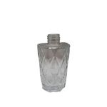 Frasco para aromatizador de Vidro Redondo - Difusor Transparente - 200ml - 1 unidade - Magazine 25