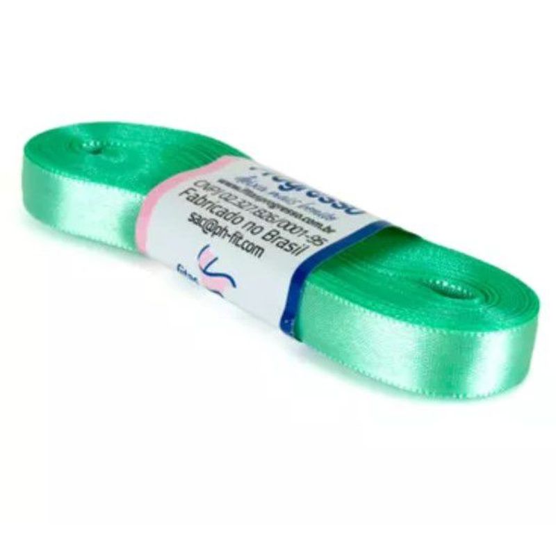 Fita de Cetim Progresso 10mm nº2 - 10m Cor 232 Verde Menta - 01 unidade