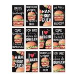 Etiqueta Adesiva Loucos por Hamburguer com 24 un. Cromus Delivery Magazine 25