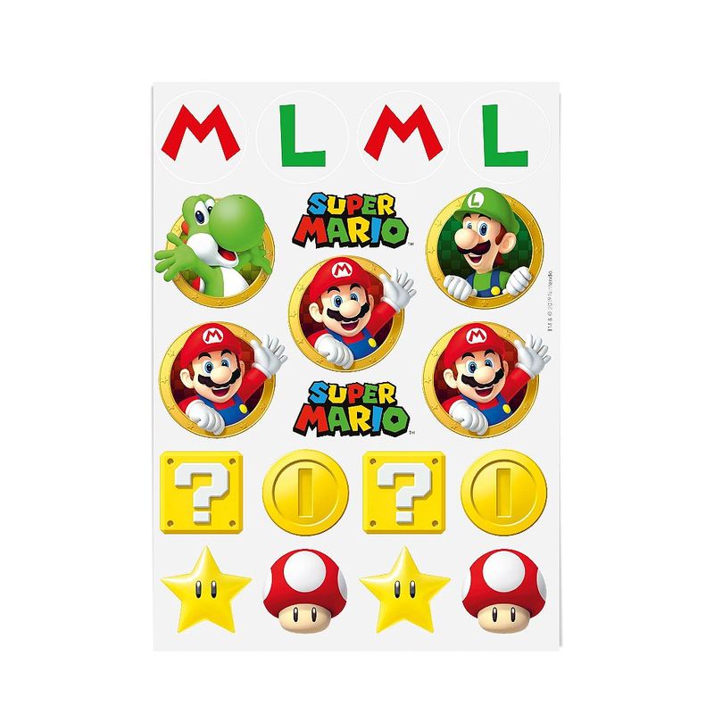 Transfer de Superfície para Personalizar Festa Super Mario - 2 unidades - Cromus - Magazine 25