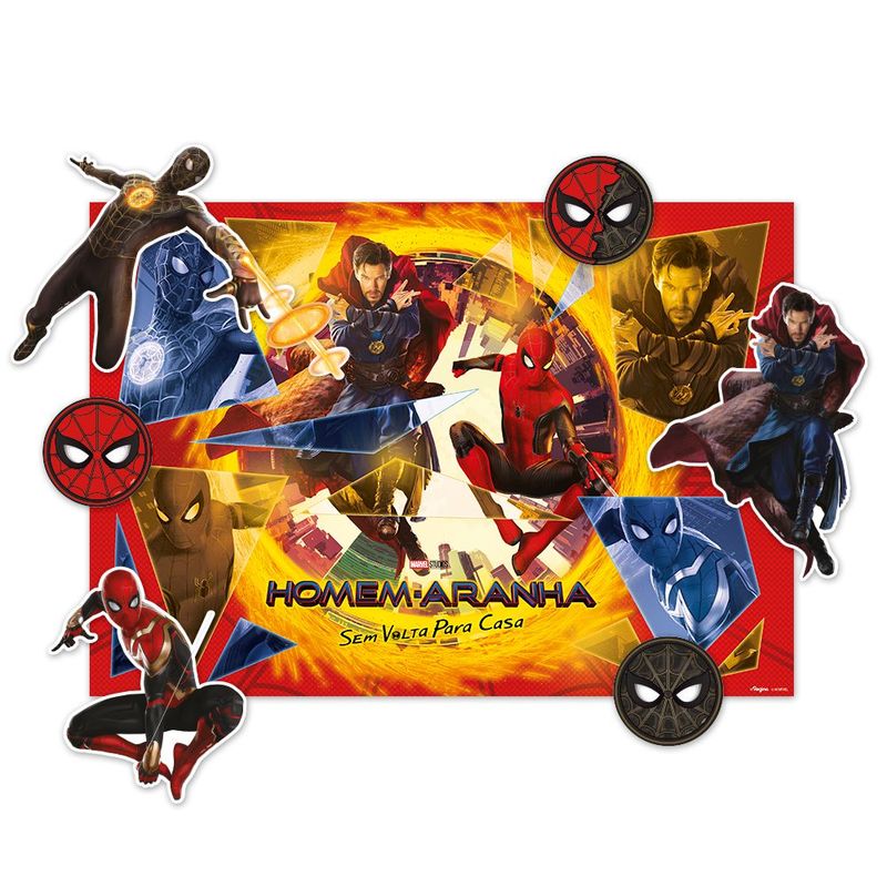 Kit Decorativo Homem Aranha 3 01 Unidade - Regina - Rizzo Embalagens