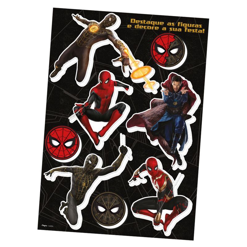 Kit Decorativo Homem Aranha 3 01 Unidade - Regina - Rizzo Embalagens