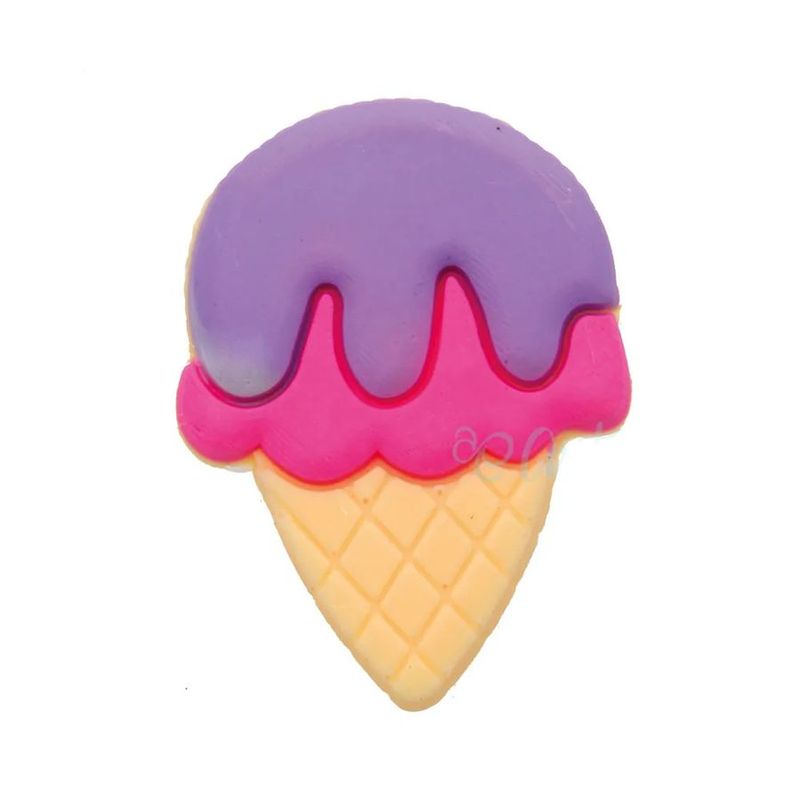 Aplique Ice Cream Silicone - 3,5cm - 4 Un - Artegift - Magazine 25