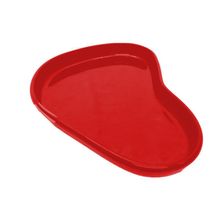 Bandeja Orgânica  - 17x11 cm -  Vermelho - 1 unidade - Só Boleiras - Magazine 25