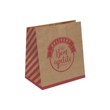 Saco de Papel Kraft Bom Apetite 28,5X24x12 com 50 un Cromus Delivery Magazine 25