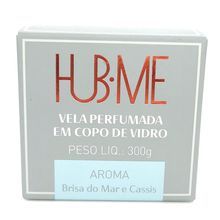 Vela Aromática - Brisa Do Mar e Cassis - Azul - 1 unidade - Cromus - Magazine 25