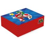 Cesta na Caixa Super Mario - 33x23x10cm - 01 unidade - Cromus - Magazine 25 Embalagens