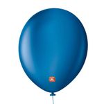 Balão Profissional Premium Uniq - 16'' 40 cm - Azul Clássico - 10 unidades - Balões São Roque - magazine 25