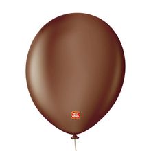 Balão Profissional Premium Uniq - 16'' 40 cm - Marrom Terra - 10 unidades - Balões São Roque - magazine 25