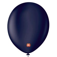 Balão Profissional Premium Uniq - 16'' 40 cm - Azul Navy - 10 unidades - Balões São Roque - magazine 25