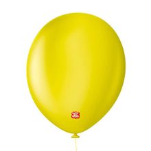 Balão Profissional Premium Uniq - 16'' 40 cm - Amarelo Citrus - 10 unidades - Balões São Roque - magazine 25