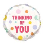 Balão de Festa Microfoil 4" 10cm - Redondo Thinking Of You! Pontos - 1 unidade - Qualatex Outlet - Magazine 25