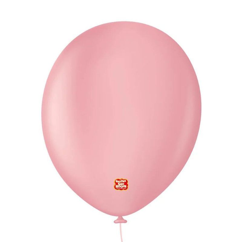 Balão Profissional Premium Uniq - 16'' 40 cm - Rosa Blossom - 10 unidades - Balões São Roque - magazine 25