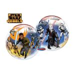 Balão de Festa Bubble 22" 55cm - Star Wars Rebels - 1 unidade - Qualatex Outlet - Magazine 25