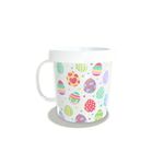 Caneca Acrílica Rosqueável Personalizada - Ovinhos - Branco - 1 unidade - Magazine 25
