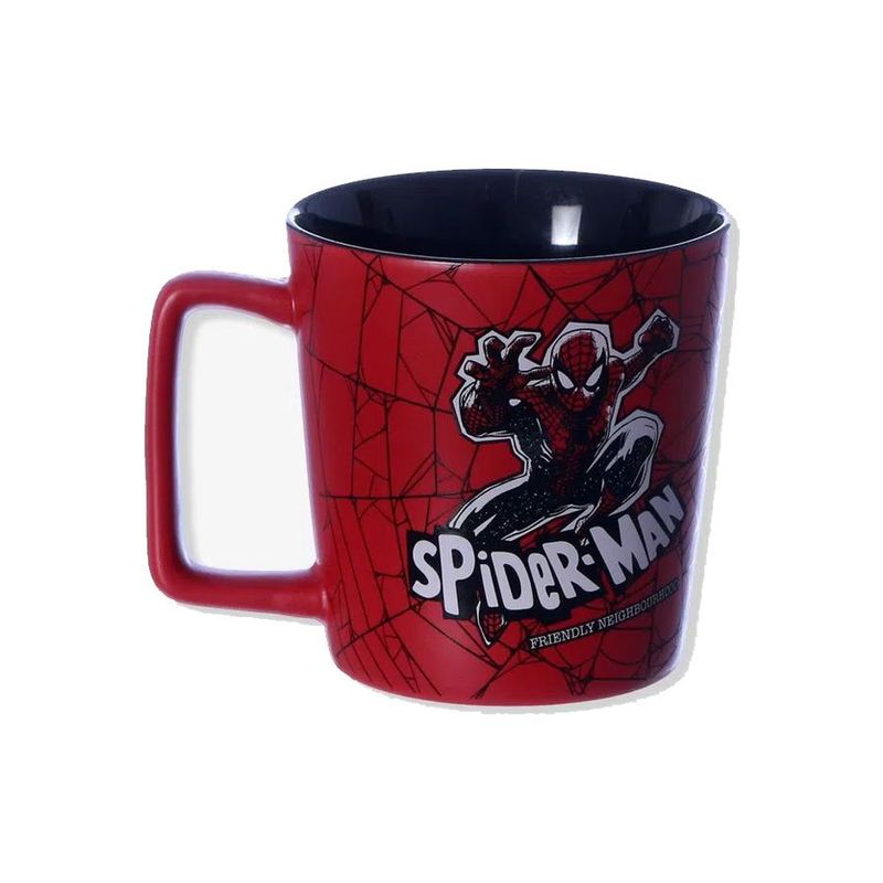 Caneca de Cerâmica Buck Spider-Man - 400ml - 1 unidade - Zona Criativa - Magazine 25