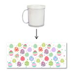 Caneca Acrílica Rosqueável Personalizada - Ovinhos - Branco - 1 unidade - Magazine 25