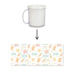 Caneca Acrílica Rosqueável Personalizada - Alegria de Páscoa - Branco - 1 unidade - Magazine 25