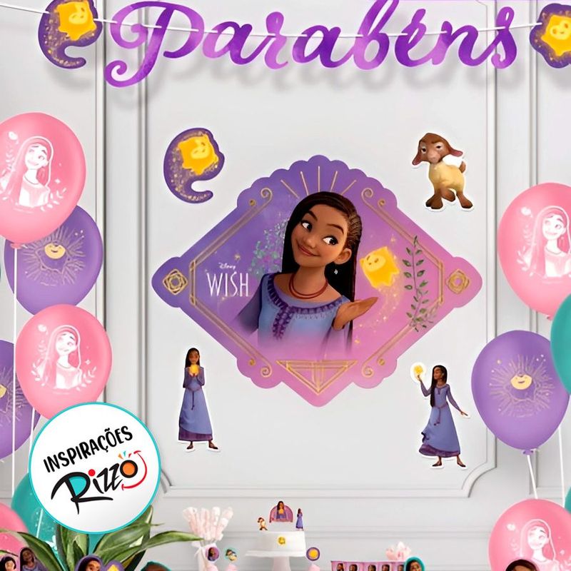 Faixa Parabéns - Wish - 1,22mx11cm - 1 unidade - Regina - Magazine 25