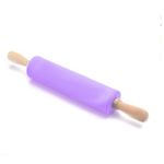 Rolo de Silicone Roxo para Massa 37cm - 1 Unidade - Rizzo Embalagens