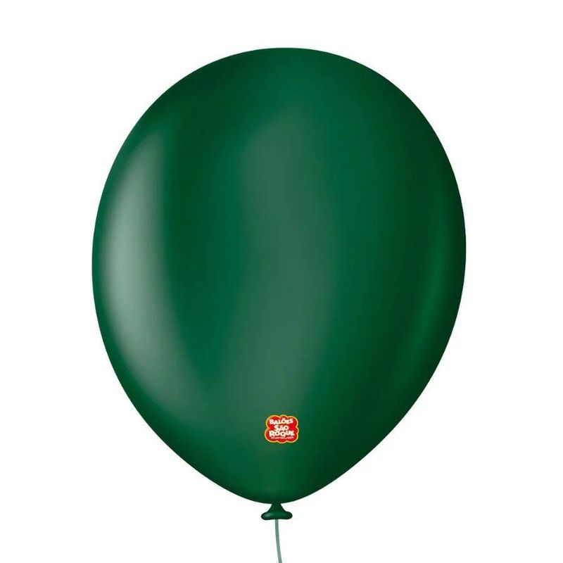 Balão Profissional Premium Uniq - 16'' 40 cm - Verde Sálvia - 10 unidades - Balões São Roque - magazine 25