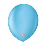 Balão Profissional Premium Uniq - 16'' 40 cm - Azul Light - 10 unidades - Balões São Roque - magazine 25