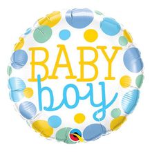 Balão de Festa Microfoil 18" 45cm - Baby Boy - 01 Unidade - Qualatex - Magazine 25