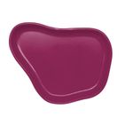 Bandeja Orgânica  - 13x10cm -  Fúcsia - 1 unidade - Só Boleiras - Magazine 25