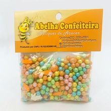 Mini Confeito - Sprinkles Páscoa - 60 gramas - Abelha Confeiteira - Magazine 25