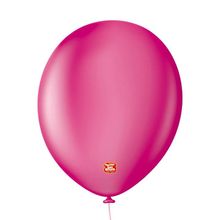 Balão Profissional Premium Uniq - 16'' 40 cm - Rosa Profundo - 10 unidades - Balões São Roque - magazine 25