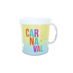 Caneca Acrílica Rosqueável Personalizada - Carnaval - Hoje Eu Não Tô Bom - Branco - 1 unidade - Magazine 25