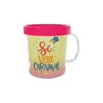 Caneca Acrílica Rosqueável Personalizada - Carnaval 2024 - Pink - 1 unidade - Magazine 25