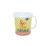 Caneca Acrílica Rosqueável Personalizada - Carnaval 2024 - Branco - 1 unidade - Magazine 25