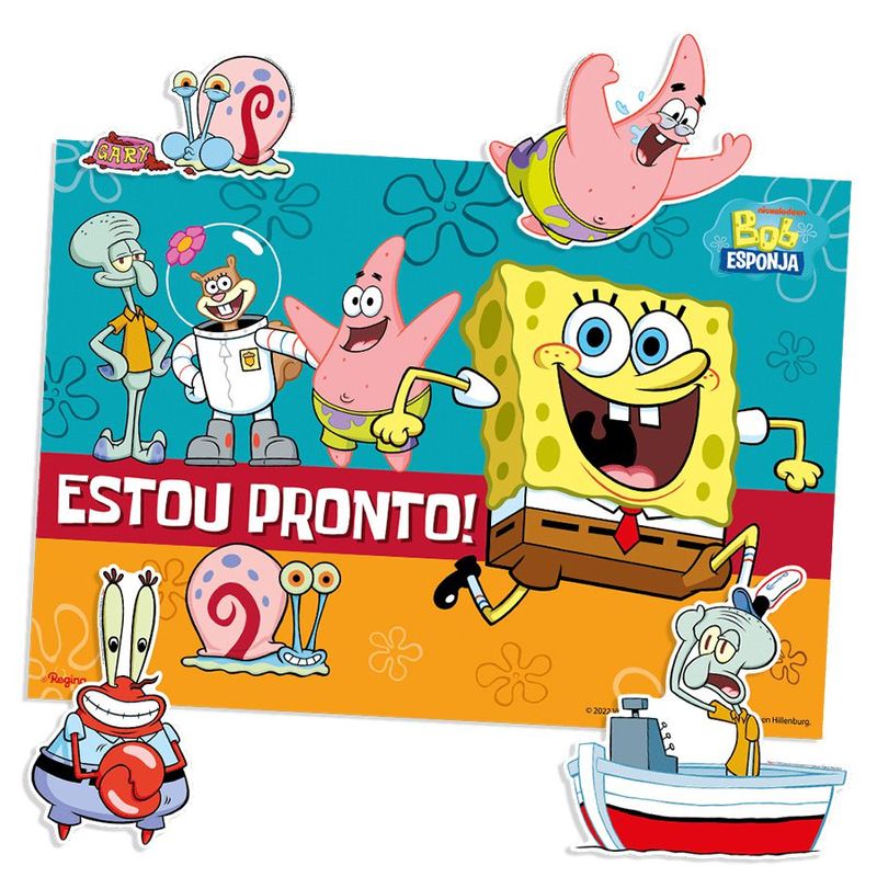 Kit Decorativo - Bob Esponja  - 1 unidade - Regina - Magazine 25