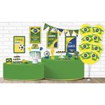 Kit Festa Brasil Copa 2022 - 10 unidades - Festcolor - Rizzo Embalagens