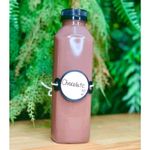 Garrafa Pet Quadrada com Tampa Preta Lacre para Chocolate Cremoso - 500ml - 3 unidades - Magazine 25