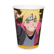 Copo De Papel - Boruto - 240ml  - 8 unidades - Cromus - Magazine 25