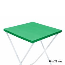 Toalha Plástica Cobre Manchas Perolizada - 78 x 78 cm - Verde Bandeira - 10 unidades - CampFestas - Magazine 25