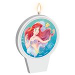 Vela Plana Adesivada - Ariel Disney - 1 unidade - Regina - Rizzo