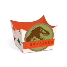 Forminha para Doces Cachepot Festa Dinossauro - Dinossauro - 24 unidades - Cromus - Magazine 25s