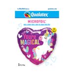 Balão de Festa Microfoil 18" 46cm - Coração You're Magical Unicorn - 1 unidade - Qualatex Outlet - Rizzo