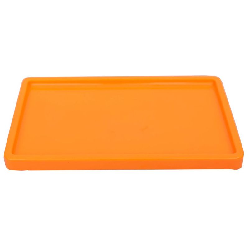 Bandeja Retangular 30x18cm Laranja Neon - 01 unidade - Só Boleiras - Rizzo Embalagens