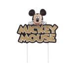 Vela Mickey Colorido Glitter Dourado Disney Silver Festas Magazine 25