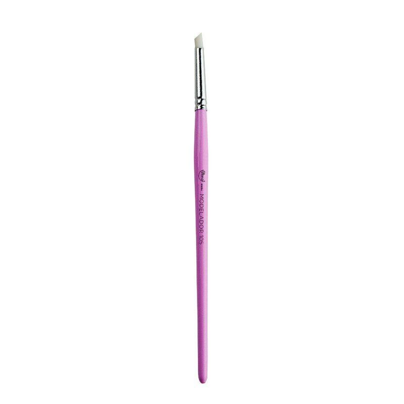Pincel Artístico - N105 - Modelador Pequeno Magenta  - 1 unidade - Cromus Linha Profissional Allonsy - Magazine 25