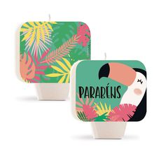 Vela Plana Dupla Face Festa Tropical Tucano - Cromus - Magazine 25