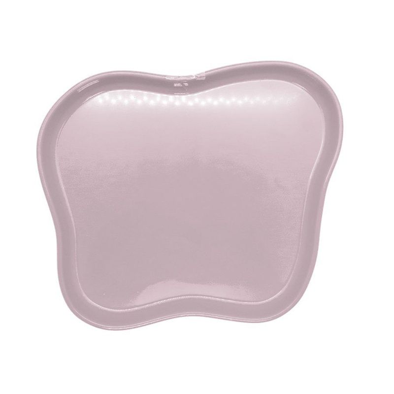 Bandeja Orgânica  - 18x14,5 cm -   Rosa Claro - 1 unidade - Só Boleiras - Magazine 25