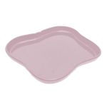 Bandeja Orgânica  - 18x14,5 cm -   Rosa Claro - 1 unidade - Só Boleiras - Magazine 25