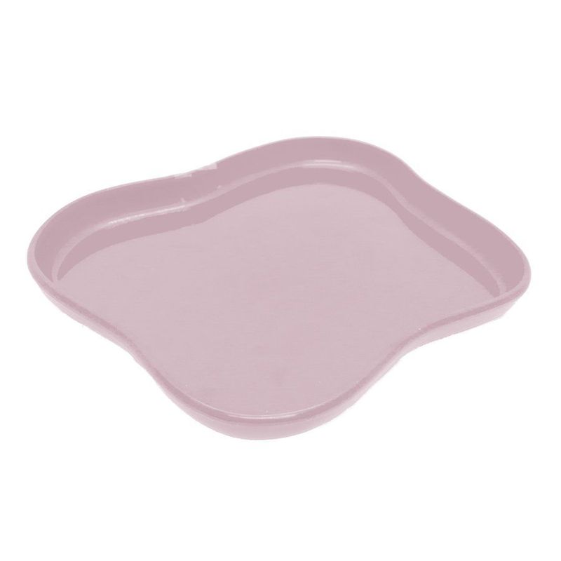 Bandeja Orgânica  - 18x14,5 cm -   Rosa Claro - 1 unidade - Só Boleiras - Magazine 25