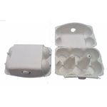 Mini Caixa Crú para 06 Ovos 50g - 01 unidade - Rizzo Embalagens