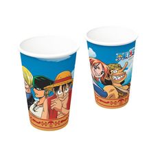 Copo de Papel Festa One Piece - 200 mL - 8 unidades - Festcolor - Magazine 25